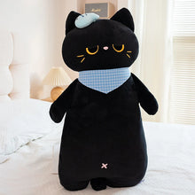 Load image into Gallery viewer, Large Black Cat Plush Toy and Bed Pillow - Huggable Sleepy Time Cat-3-58cm-1