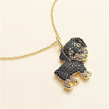 Load image into Gallery viewer, Cutest Sparkling Rottweiler Mom Pendant Necklace-Dog Themed Jewellery-Accessories,Dog Mom Gifts,Jewellery,Necklace,Rottweiler-5