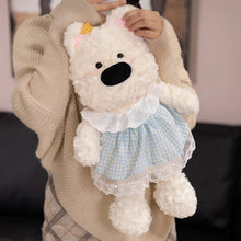 Load image into Gallery viewer, Adorable White West Highland Terrier in Blue Dress Stuffed Animal-Stuffed Animals-Dog Memorial Gifts,Stuffed Animal,West Highland Terrier-7