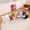 Adorable Standing Schnauzer Stuffed Animal Plush Toys - 4 Coat Colors