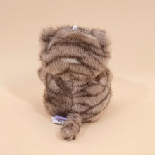 Load image into Gallery viewer, Small Brown Tabby Cat Plush Toy - Precious Chubby Cheeks Sitting Kitty-Stuffed Animals-Cat Memorial Gifts,Cats,Stuffed Animal,Tabby Cat-4