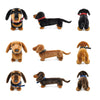 Adorable Realistic Red Dachshund Plush Toy – Wiener Dog Lover Gift