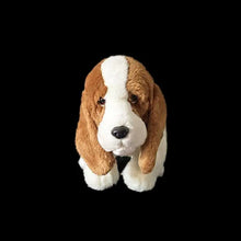 Load image into Gallery viewer, Basset Hound Stuffed Animal Plush Toy - Realistic Lifelike Tricolor Basset Hound-Dog Memorial Gifts,Stuffed Animal-2
