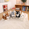 Adorable Standing Schnauzer Stuffed Animal Plush Toys - 4 Coat Colors