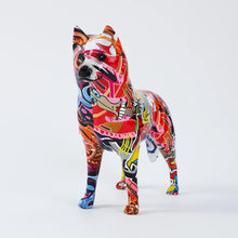 Load image into Gallery viewer, Hydro Dip Graffiti Art Standing Husky Statue-Home Decor-Dog Dad Gifts,Dog Memorial Gifts,Dog Mom Gifts,Home Decor,Siberian Husky,Statue-8