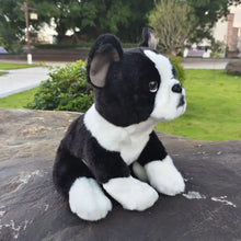 Load image into Gallery viewer, Realistic Lifelike Boston Terrier Stuffed Animal Plush Toy-Dog Memorial Gifts,Stuffed Animal-2