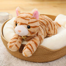 Load image into Gallery viewer, Lifelike Orange / Red Tabby Cat Plush Toy - Sweet Jingle Bell Kitty-15