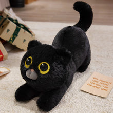 Load image into Gallery viewer, Adorable Black Cat Plush Toy - Big-Eyed Playmate-Stuffed Animals-Black Cat,Cats,Stuffed Animal-Small: 16" (40 cm)-1