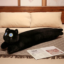 Load image into Gallery viewer, Giant Black Cat Body Pillow and Plush Toy - Big Blue Eyes Black Cat-110cm long-1