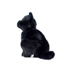 Load image into Gallery viewer, Realistic Black Cat Stuffed Animal Plush Toy - Soft Fur Lifelike Detailing-18