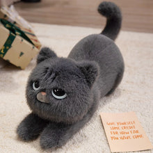 Load image into Gallery viewer, Adorable Gray Cat Plush Toy - Big-Eyed Playmate-Stuffed Animals-Cats,Grey Cat,Stuffed Animal-Small: 16" (40 cm)-1