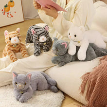 Load image into Gallery viewer, Lifelike White Cat Plush Toy - Sweet Jingle Bell Kitty-Stuffed Animals-Cat Memorial Gifts,Cats,Stuffed Animal,White Cat-11
