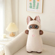 Load image into Gallery viewer, Adorable Siamese Cat Plush Toy and Pillow - Pixie Heart Kitty-Stuffed Animals-Cats,Home Decor,Pillows,Siamese Cat,Stuffed Animal-1