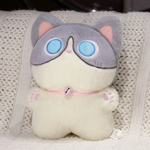 Load image into Gallery viewer, Big Eyes Small Size Grey and White Cat Plush Toy-grey white-35cm-1