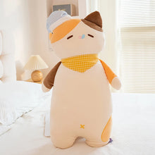 Load image into Gallery viewer, Large Calico Cat Plush Toy and Bed Pillow - Huggable Sleepy Time Cat-2-58cm-1