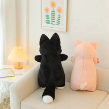 Load image into Gallery viewer, Adorable Black and White Cat Plush Toy and Pillow - Pixie Heart Kitty-Stuffed Animals-Black and White Cat,Cats,Home Decor,Pillows,Stuffed Animal-4