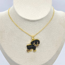 Load image into Gallery viewer, Cutest Sparkling Rottweiler Mom Pendant Necklace-Dog Themed Jewellery-Accessories,Dog Mom Gifts,Jewellery,Necklace,Rottweiler-7