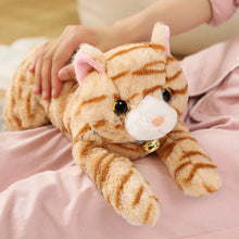 Load image into Gallery viewer, Lifelike Orange / Red Tabby Cat Plush Toy - Sweet Jingle Bell Kitty-22