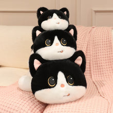 Load image into Gallery viewer, Black and White Cat Plush Toy - Kawaii Big Eyed Baby-Stuffed Animals-Black and White Cat,Cat Memorial Gifts,Cats,Stuffed Animal-2