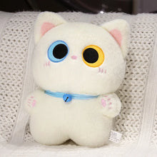 Load image into Gallery viewer, Big Eyes Small Size Grey and White Cat Plush Toy-Stuffed Animals-Cat Memorial Gifts,Grey and White Cat,Stuffed Animal-3