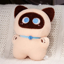 Load image into Gallery viewer, Big Eyes Small Size Siamese Cat Plush Toy-Stuffed Animals-Cat Memorial Gifts,Siamese Cat,Stuffed Animal-2