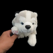 Load image into Gallery viewer, Gray and White Husky Stuffed Animal Plush Toy - Realistic Supersoft Belly Flop Husky-Dog Memorial Gifts,Stuffed Animal-3