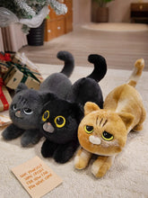 Load image into Gallery viewer, Adorable Black Cat Plush Toy - Big-Eyed Playmate-Stuffed Animals-Black Cat,Cats,Stuffed Animal-13