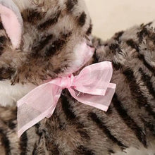 Load image into Gallery viewer, Realistic Persian Cat Plushie - White - Meowing Sound with Blue Eyes with Pink Bow-Stuffed Animals-Cat Memorial Gifts,Cats,Persian Cat,Stuffed Animal-4