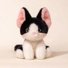 Load image into Gallery viewer, Cutest Sitting Black and White Cat Plush Toy Teddy Bears