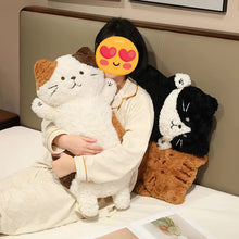 Load image into Gallery viewer, Adorable Calico Cat Pillow and Plush Toy - Curly Coat Cutie-Home Decor-Calico Cat,Cats,Home Decor,Pillows,Stuffed Animal-3
