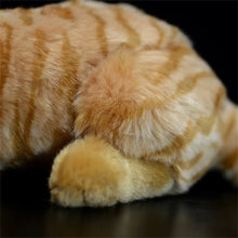 Load image into Gallery viewer, Realistic Orange Tabby Cat Stuffed Animal Plush Toy - Soft Fur Lifelike Detailing-Stuffed Animals-Cat Memorial Gifts,Cats,Orange Cat,Stuffed Animal,Tabby Cat-4
