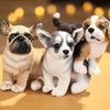 Small Lifelike Chocolate and Tan Chihuahua Stuffed Animal Plush Toys - Sitting and Standing-Soft Toy-Chihuahua,Dog Memorial Gifts,Stuffed Animal-4
