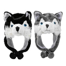 Load image into Gallery viewer, Husky Love Faux Fur Earmuffs Scarf-Accessories-Accessories,Dog Mom Gifts,Siberian Husky-1