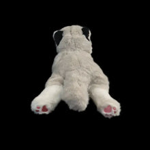 Load image into Gallery viewer, Gray and White Husky Stuffed Animal Plush Toy - Realistic Supersoft Belly Flop Husky-Dog Memorial Gifts,Stuffed Animal-5