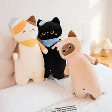 Load image into Gallery viewer, Large Calico Cat Plush Toy and Bed Pillow - Huggable Sleepy Time Cat-5