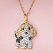 Cutest Sparkling Beagle Mom Pendant Necklace-Dog Themed Jewellery-Accessories,Beagle,Dog Mom Gifts,Jewellery,Necklace-5