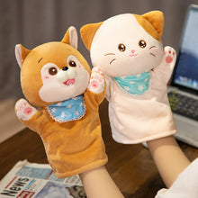 Load image into Gallery viewer, Hand Puppet Shiba Inu and Friends Plush Toys-Stuffed Animals-Dog Memorial Gifts,Shiba Inu,Stuffed Animal-3