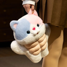 Load image into Gallery viewer, Funny Calico Cat Plush Toy - Muscle Cat with Abs-2