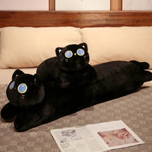 Load image into Gallery viewer, Giant Black Cat Body Pillow and Plush Toy - Big Blue Eyes Black Cat-3