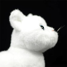 Load image into Gallery viewer, Realistic White Cat Stuffed Animal Plush Toy - Soft Fur Lifelike Detailing-16