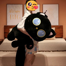 Load image into Gallery viewer, Large Black Cat Plush Toy - Big Blue Eyes Black Cat-Stuffed Animals-Black Cat,Cats,Stuffed Animal-5