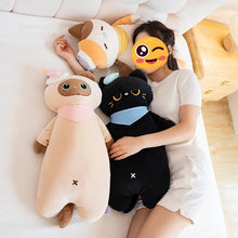 Load image into Gallery viewer, Large Siamese Cat Plush Toy and Bed Pillow - Huggable Sleepy Time Cat-Home Decor-Home Decor,Pillows,Siamese Cat,Stuffed Animal-12