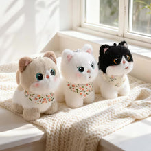 Load image into Gallery viewer, Cute White Cat Bag Charm - Sweet Bandana Kitty-5