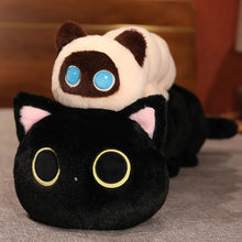 Load image into Gallery viewer, Long Siamese Cat Plush Body Pillow - Long Caterpillar Cutie - Medium to Giant Size-5