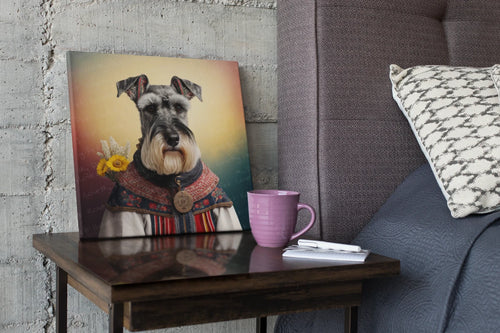 Alpine Elegance Schnauzer Wall Art Poster-Art-Dog Art, Home Decor, Poster, Schnauzer-1