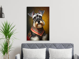 Eastern European Earl Schnauzer Wall Art Poster-Art-Dog Art, Dog Dad Gifts, Dog Mom Gifts, Home Decor, Poster, Schnauzer-7