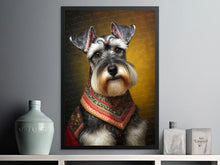 Load image into Gallery viewer, Eastern European Earl Schnauzer Wall Art Poster-Art-Dog Art, Dog Dad Gifts, Dog Mom Gifts, Home Decor, Poster, Schnauzer-4