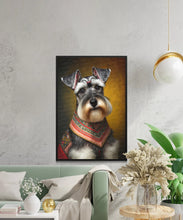 Load image into Gallery viewer, Eastern European Earl Schnauzer Wall Art Poster-Art-Dog Art, Dog Dad Gifts, Dog Mom Gifts, Home Decor, Poster, Schnauzer-5