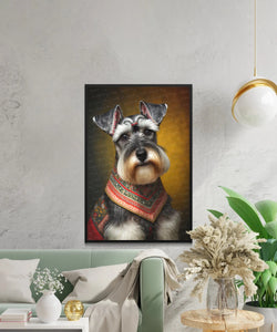 Eastern European Earl Schnauzer Wall Art Poster-Art-Dog Art, Dog Dad Gifts, Dog Mom Gifts, Home Decor, Poster, Schnauzer-5
