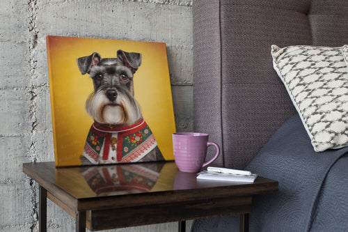European Aristocrat Schnauzer Wall Art Poster-Art-Dog Art, Home Decor, Poster, Schnauzer-1